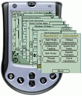 Machinist's Calculator on Palm